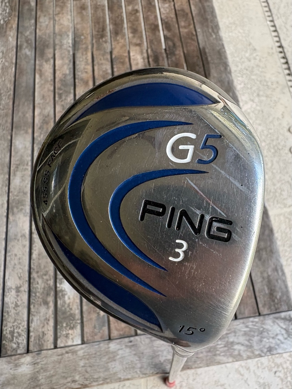 Ping G5 3 Wood TFC 100 Light Weight Graphite Shaft Regular Flex Right Handed 43ā